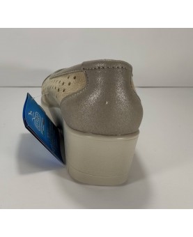 scarpa donna fly flot traforata beige
