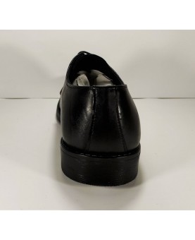 scarpa uomo varese pelle nera traforata