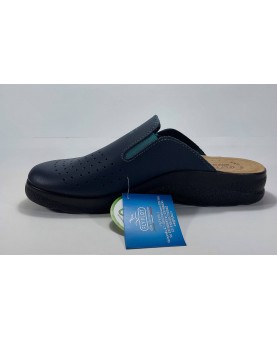 pantofola sanitaria uomo in pelle fly flot
