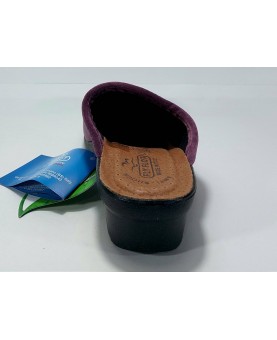 Pantofola donna Fly Flot in morbido e caldo tessuto lilla
