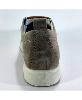 scarpe sneakers uomo tortora cuoio