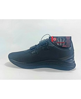 sneakers uomo enrico coveri nero strappo