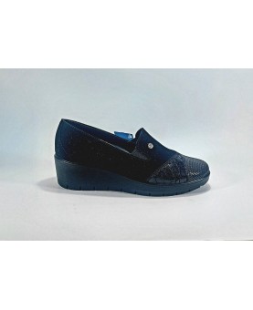 mocassino donna fly flot nero