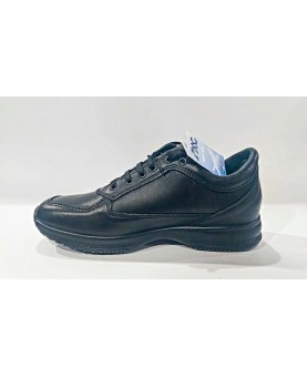 sneakers uomo pelle nera