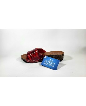 sandali fly flot regolabile rosso
