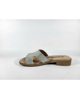 ciabatte eleganti argento Valleverde