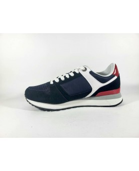 sneakers uomo blu Valleverde allacciate