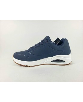Skechers uomo blu allacciate