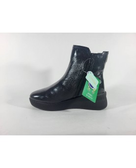 Cinzia soft tronchetto donna nero vernice