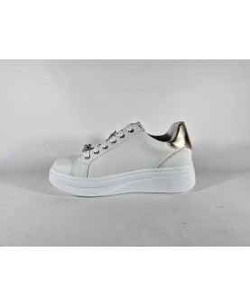 Valleverde sneakers bianche con accessori