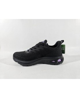 Skechers nere allacciate tessuto