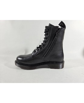 Cinzia soft anfibio nero pelle alto