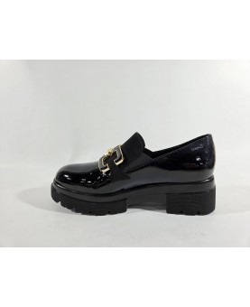 cinzia soft mocassino vernice nera