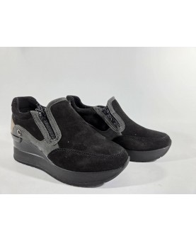 Cinzia soft sneakers cerniera nere