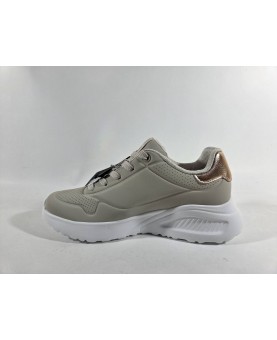 Skechers donna naturale allacciate
