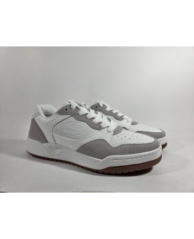 Skechers uomo allacciate bianche