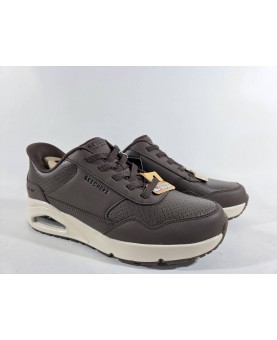 Skechers uomo cioccolato slip ins