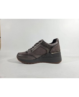 Stonefly sneakers marrone allacciata