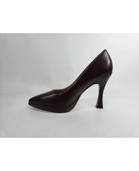 Dècolleté bordeaux tacco 10 cm