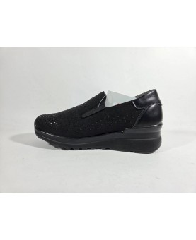 sneakers donna confort nere