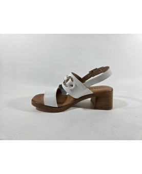 cinzia soft sandali bianchi regolabili