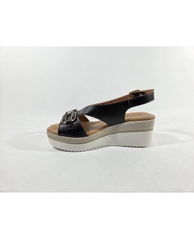 cinzia soft sandali neri sportivi