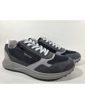 igi & co sneakers uomo allacciate con cerniera