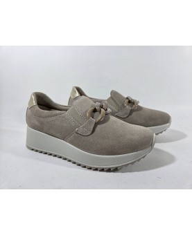 Envall mocassini donna pelle beige