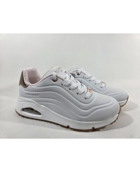 Skechers donna bianche allacciate