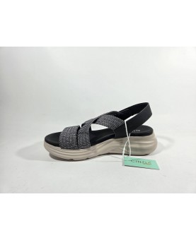 cinzia soft sandali sportivi neri