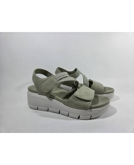 cinzia soft sandali sportivi regolabili verde