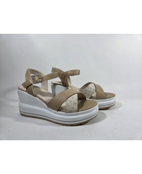 cinzia soft sandali sportivi zeppa alta