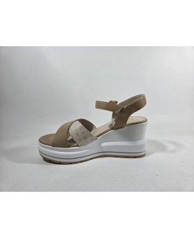 cinzia soft sandali sportivi zeppa alta