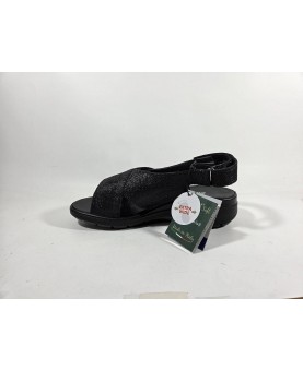 Enval soft sandali regolabili neri con velcro