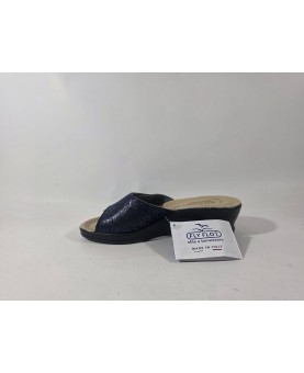 Fly Flot Ciabatta fascia regolabile pelle Plantare anatomico blu