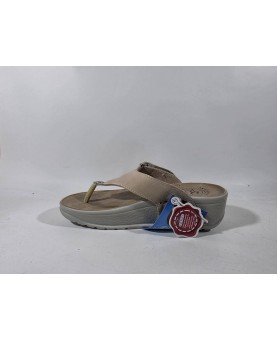 Fly flot infradito donna beige regolabile
