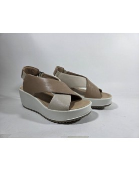 Igi e co sandali donna in pelle con incrocio sul collo