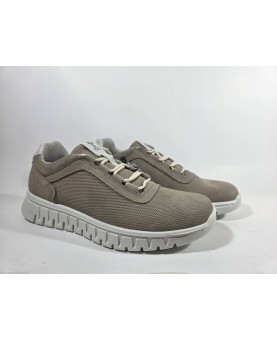 Igi e co scarpe uomo allacciate beige tomaia traforate