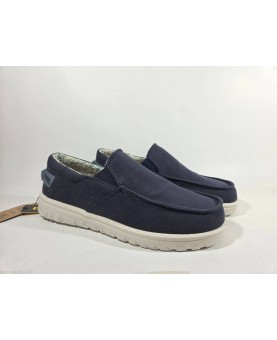 Jeep uomo in tela blu confortevoli