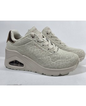 Skechers donna zeppa alta allacciata