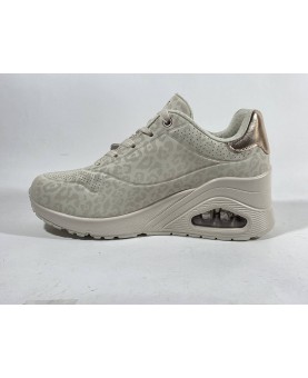 Skechers donna zeppa alta allacciata