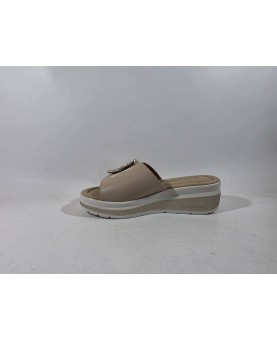 Valleverde sandali donna scalzati regolabili beige