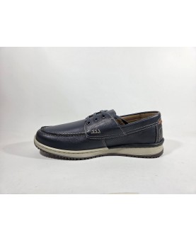Valleverde uomo allacciate blu pelle
