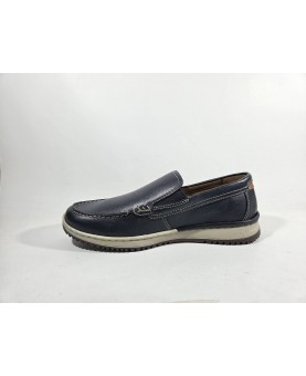 Valleverde mocassini uomo blu pelle