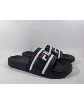 Ciabatte uomo Fila in gomma nere