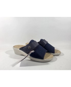 Fly flot donna in tessuto stretch blu