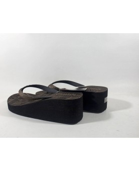 Infradito donna De Fonseca in gomma con zeppa 5 cm