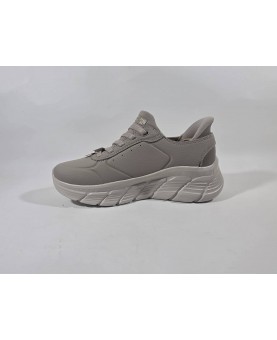 Skechers donna slip ins beige con memory